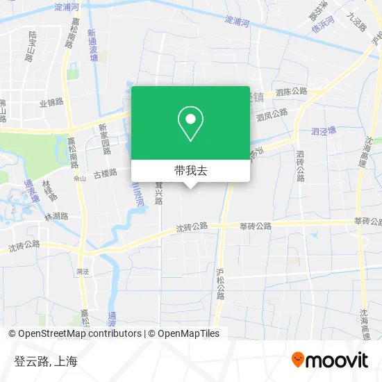 登云路地图