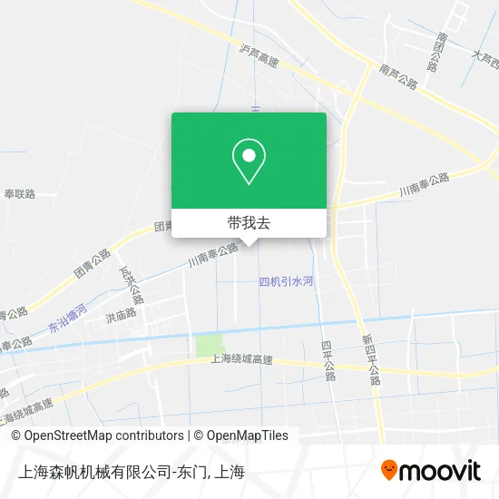 上海森帆机械有限公司-东门地图