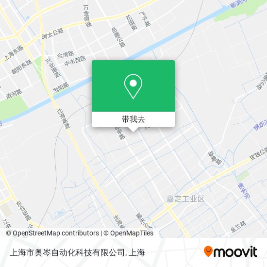 上海市奥岑自动化科技有限公司地图