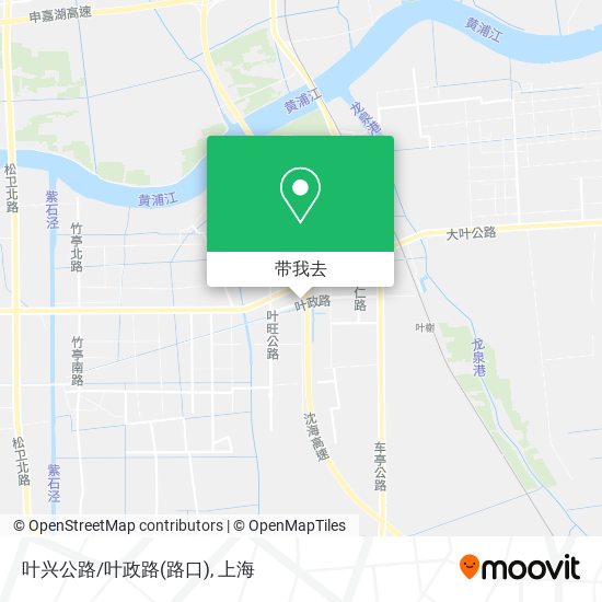 叶兴公路/叶政路(路口)地图