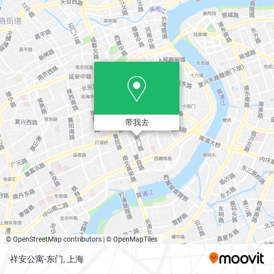 祥安公寓-东门地图