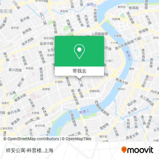 祥安公寓-科普楼地图