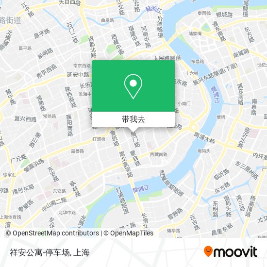 祥安公寓-停车场地图