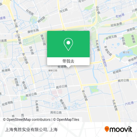 上海隽胜实业有限公司地图