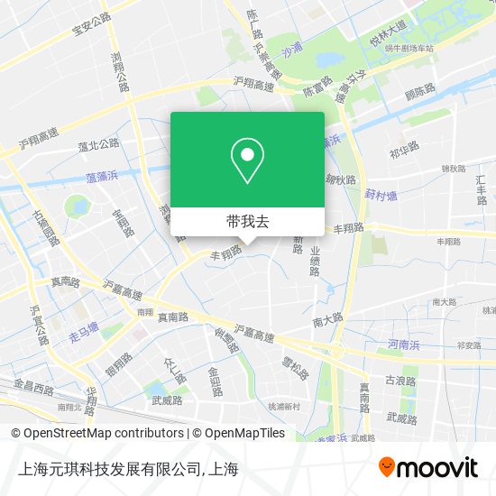 上海元琪科技发展有限公司地图