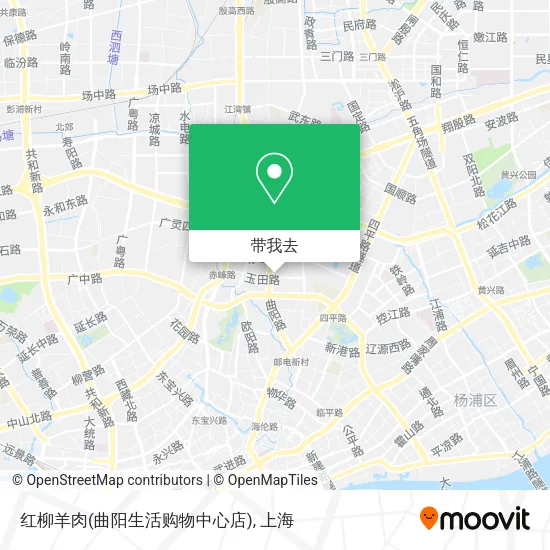 红柳羊肉(曲阳生活购物中心店)地图
