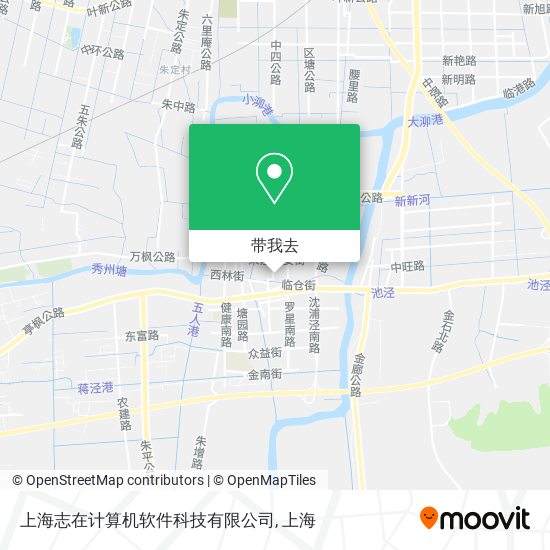 上海志在计算机软件科技有限公司地图