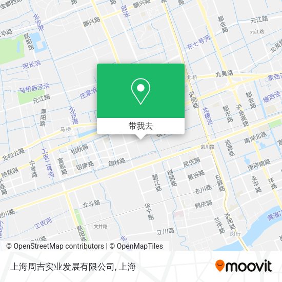 上海周吉实业发展有限公司地图
