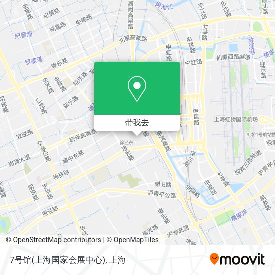 7号馆(上海国家会展中心)地图