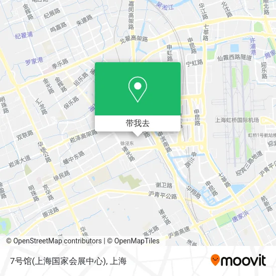7号馆(上海国家会展中心)地图