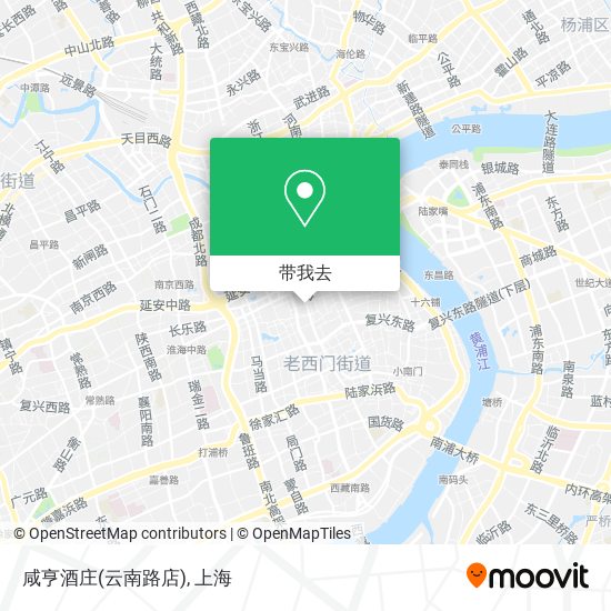 咸亨酒庄(云南路店)地图