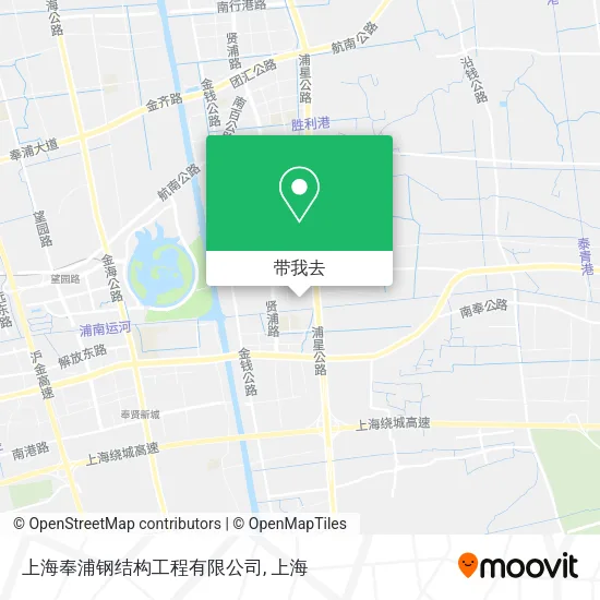 上海奉浦钢结构工程有限公司地图
