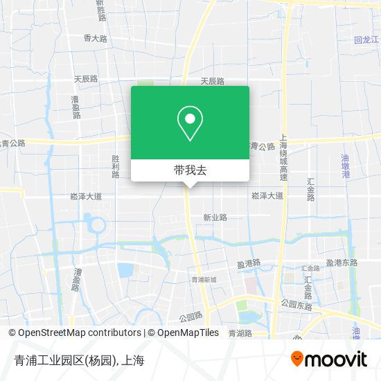 青浦工业园区(杨园)地图