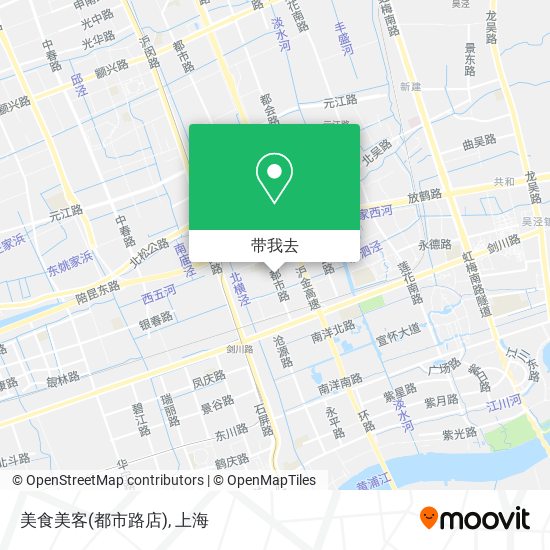 美食美客(都市路店)地图