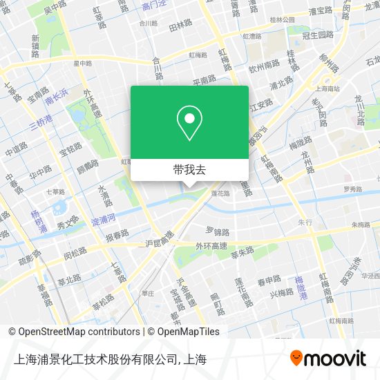 上海浦景化工技术股份有限公司地图