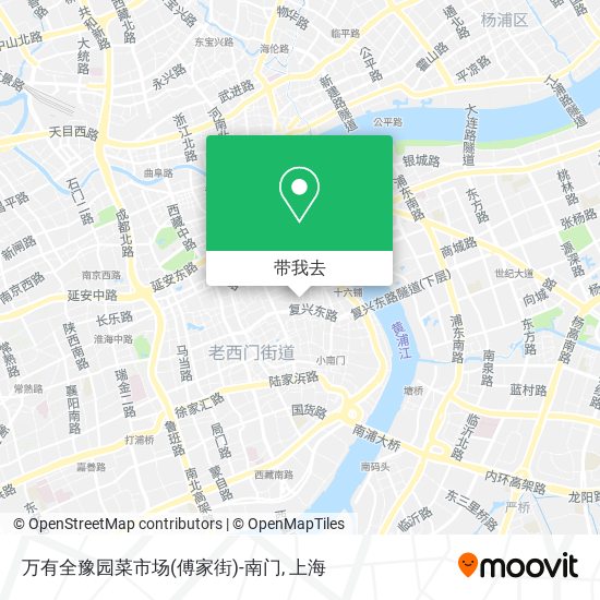 万有全豫园菜市场(傅家街)-南门地图
