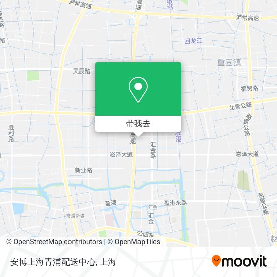 安博上海青浦配送中心地图