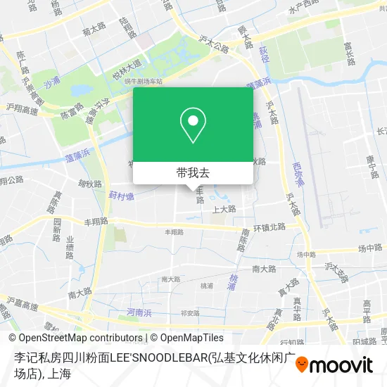 李记私房四川粉面LEE'SNOODLEBAR(弘基文化休闲广场店)地图