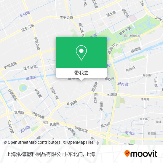 上海泓德塑料制品有限公司-东北门地图