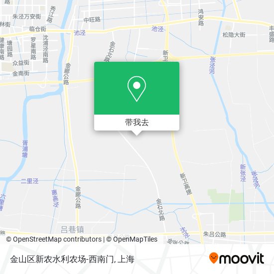 金山区新农水利农场-西南门地图