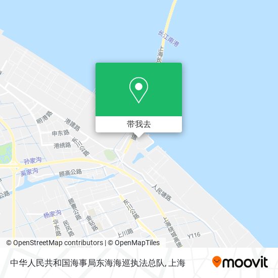 中华人民共和国海事局东海海巡执法总队地图