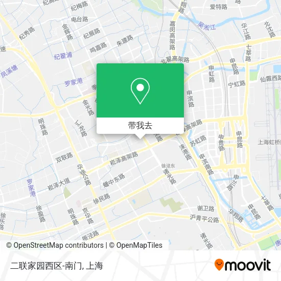 二联家园西区-南门地图