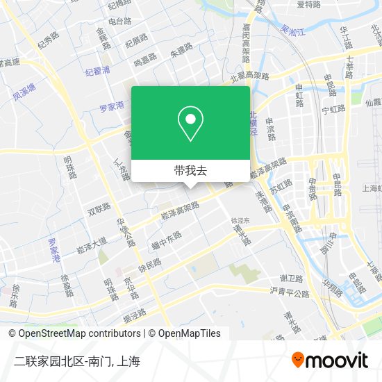 二联家园北区-南门地图