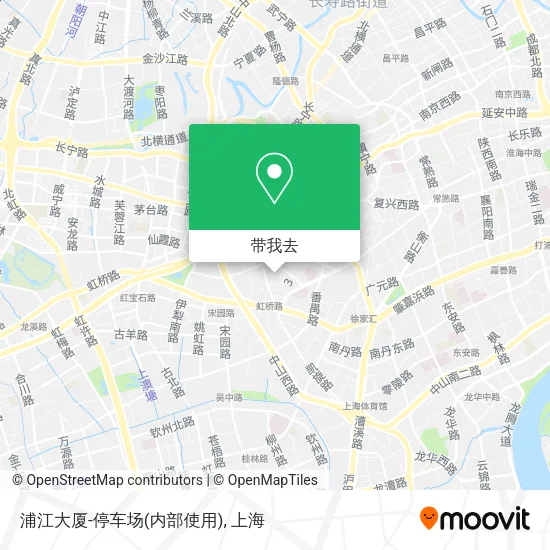 浦江大厦-停车场(内部使用)地图