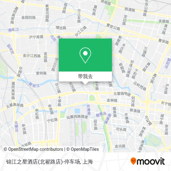 锦江之星酒店(北翟路店)-停车场地图
