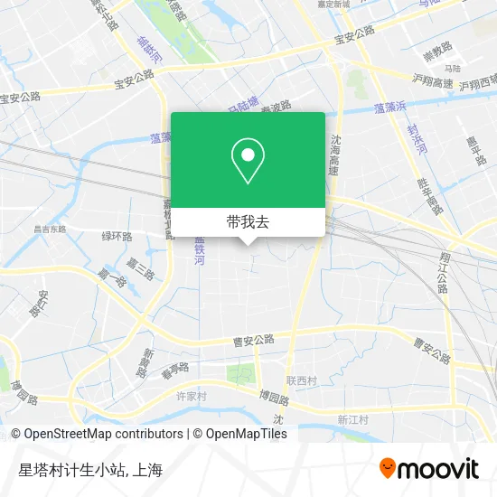 星塔村计生小站地图