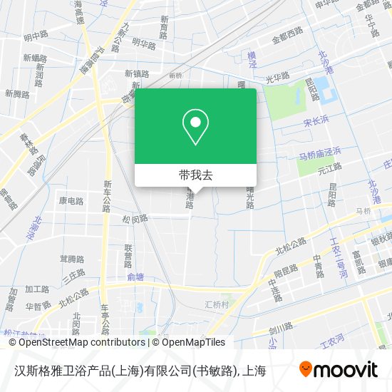 汉斯格雅卫浴产品(上海)有限公司(书敏路)地图