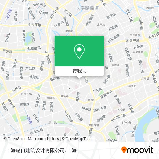 上海遨冉建筑设计有限公司地图
