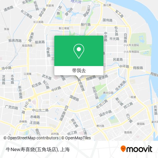 牛New寿喜烧(五角场店)地图