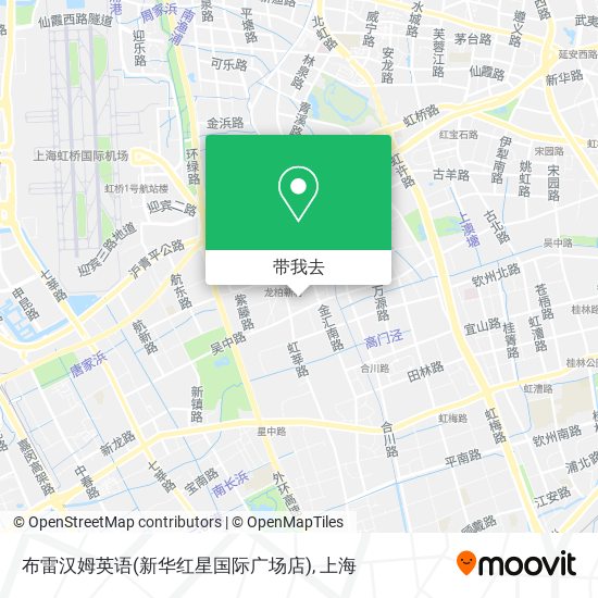 布雷汉姆英语(新华红星国际广场店)地图