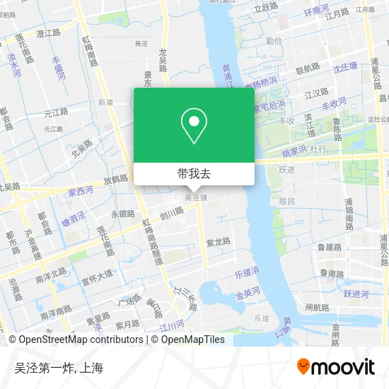 吴泾第一炸地图