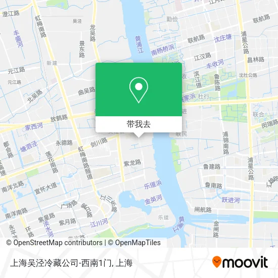 上海吴泾冷藏公司-西南1门地图