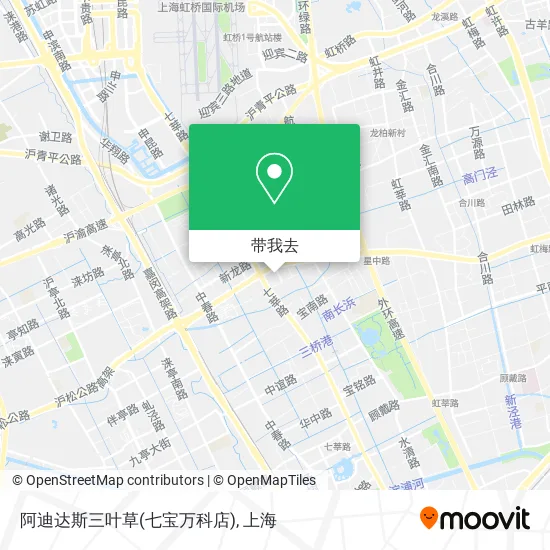阿迪达斯三叶草(七宝万科店)地图