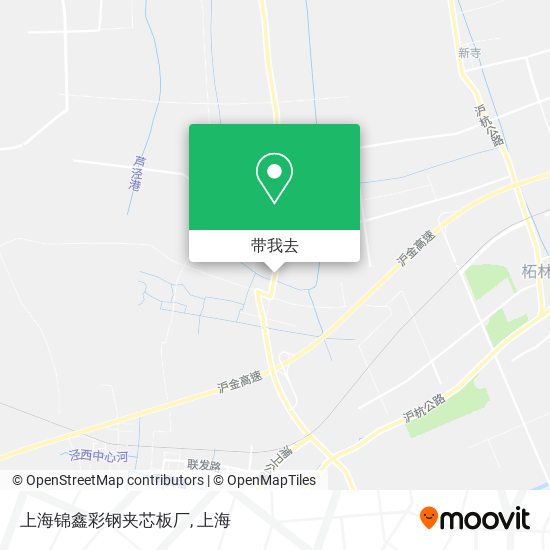 上海锦鑫彩钢夹芯板厂地图