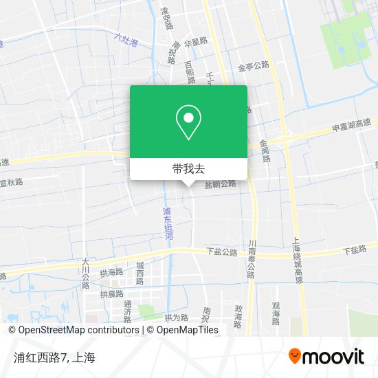 浦红西路7地图