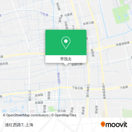 浦红西路7地图