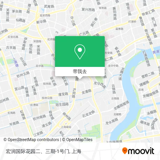 宏润国际花园二、三期-1号门地图