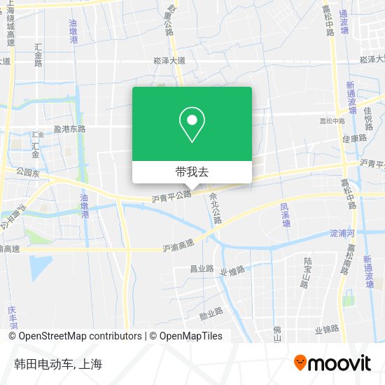 韩田电动车地图
