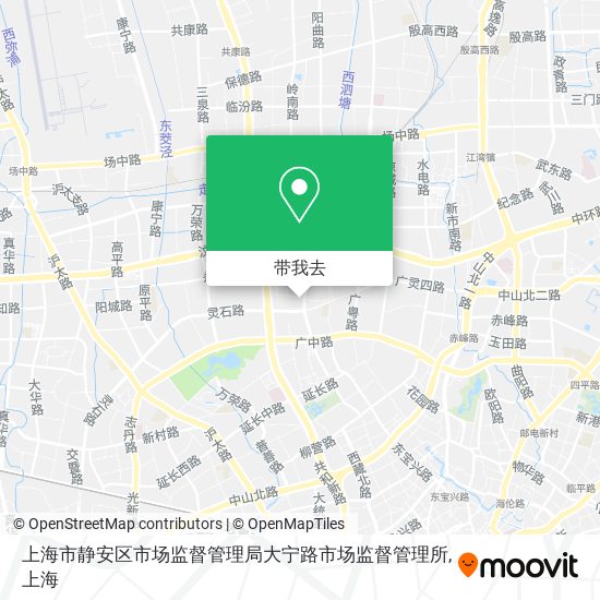 上海市静安区市场监督管理局大宁路市场监督管理所地图