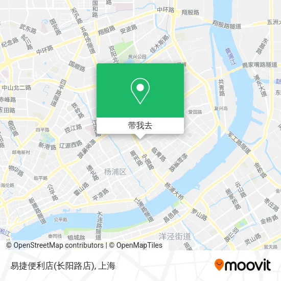 易捷便利店(长阳路店)地图