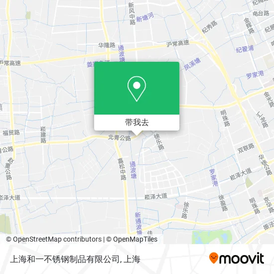 上海和一不锈钢制品有限公司地图