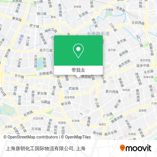 上海唐朝化工国际物流有限公司地图