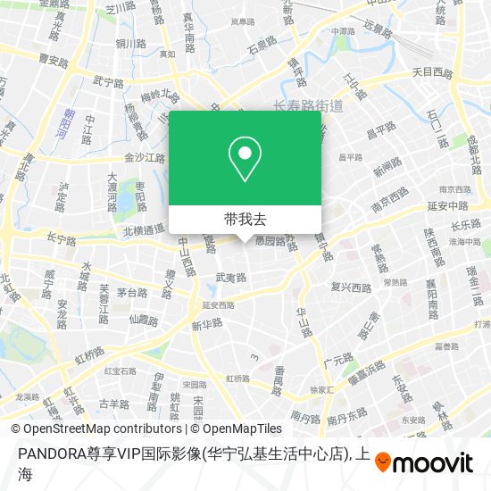 PANDORA尊享VIP国际影像(华宁弘基生活中心店)地图