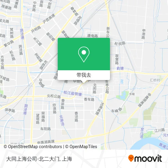 大同上海公司-北二大门地图