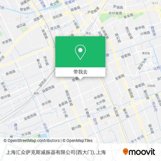上海汇众萨克斯减振器有限公司(西大门)地图