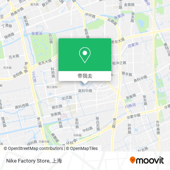 Nike Factory Store地图